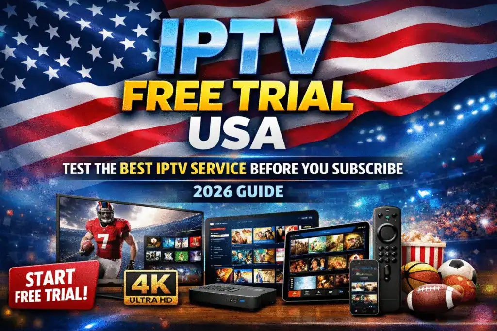 IPTV free trial USA — test the best IPTV service before you subscribe 2026
