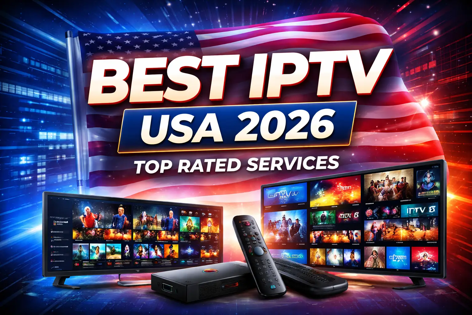 Best IPTV USA 2026 top rated IPTV services 4K streaming devices