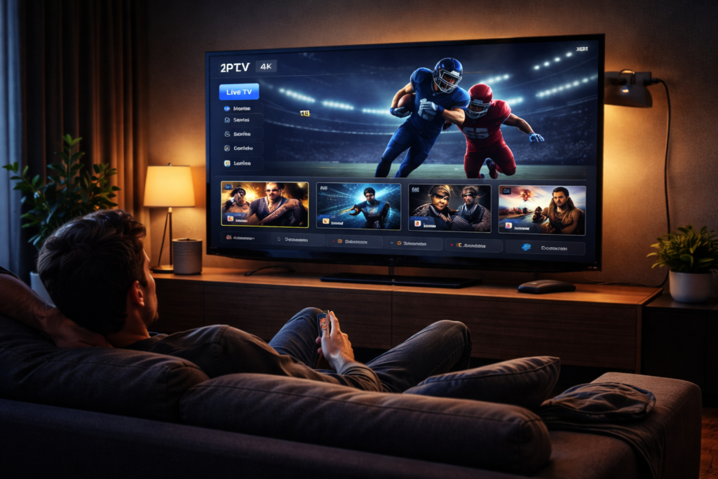 Watch the best IPTV for Firestick USA 2026 — live sports movies and international channels on 4K TV with Amazon Firestick