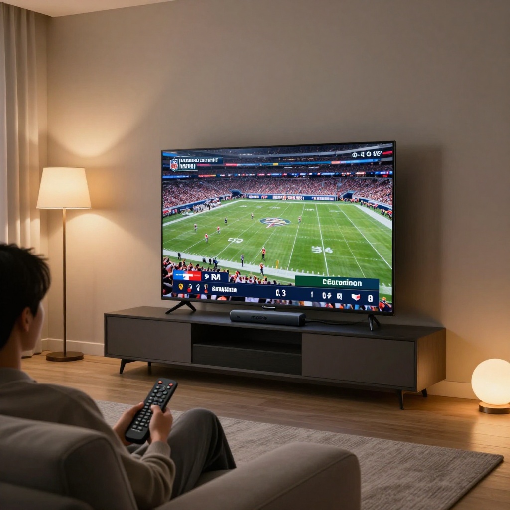 How to install IPTV on Firestick 2026 — USA user watching live NFL sports after successful IPTV setup