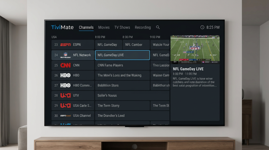 Ethernet cable plugged into Smart TV LAN port — fix IPTV buffering on Smart TV 2026 wired connection