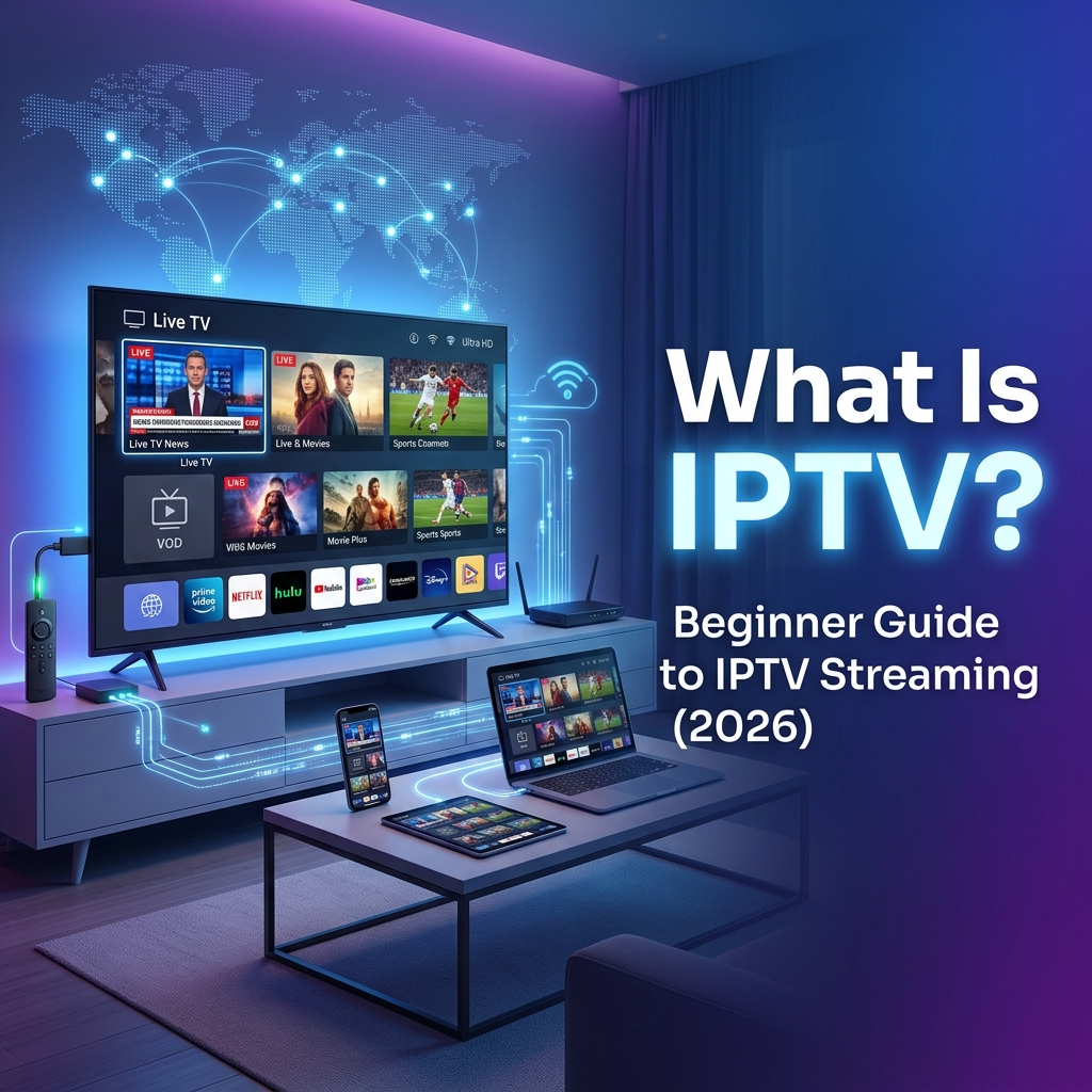 What is IPTV 2026 — beginner guide to IPTV streaming on Firestick Smart TV and mobile devices USA
