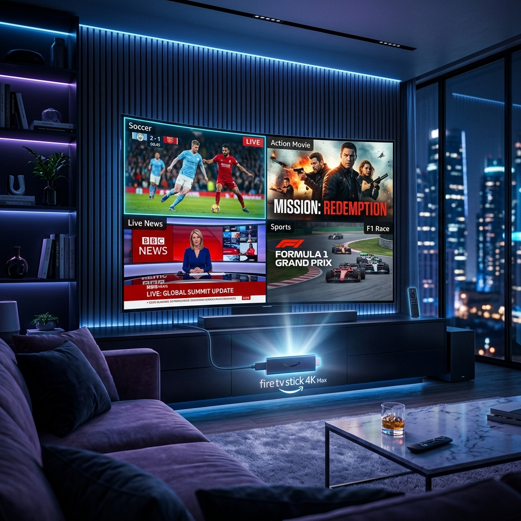 best IPTV for Firestick 2026 streaming 4K channels