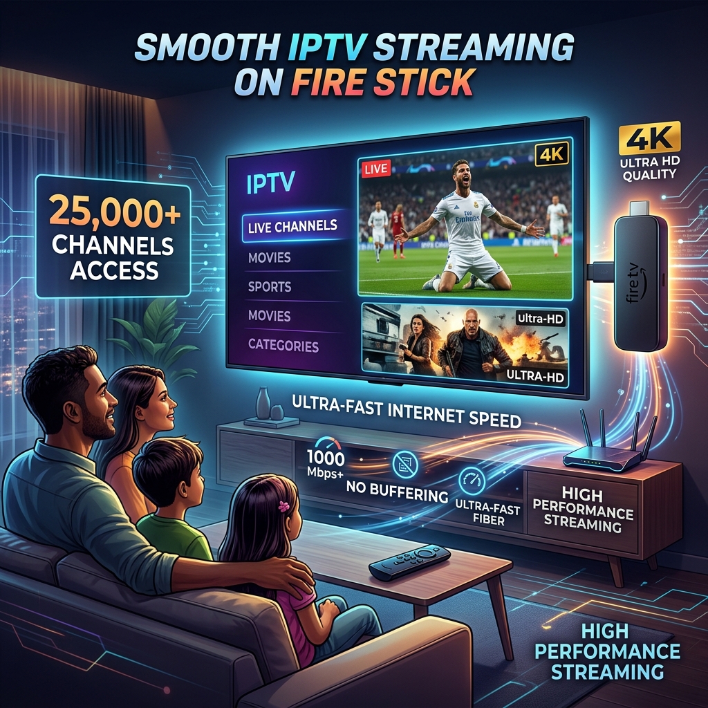 iptv firestick no buffering 25000 channels