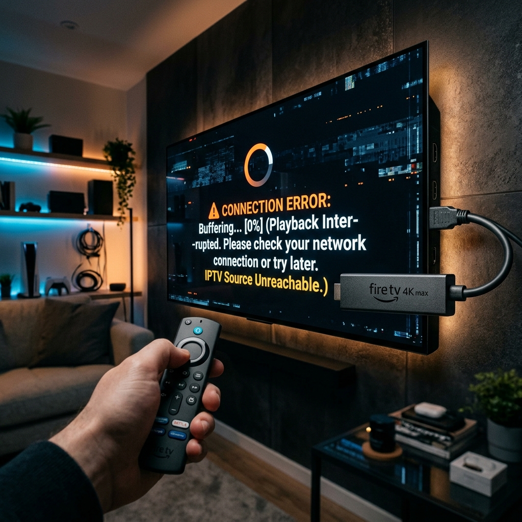 IPTV not working on Firestick fix guide to restore streaming and access 25,000+ channels