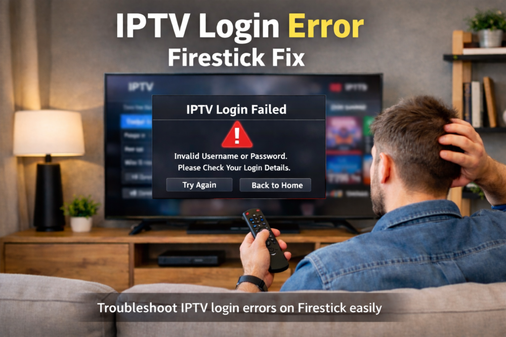 Fix IPTV Login Error on Firestick
