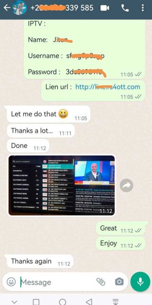 Happy customer , Best IPTV subscription